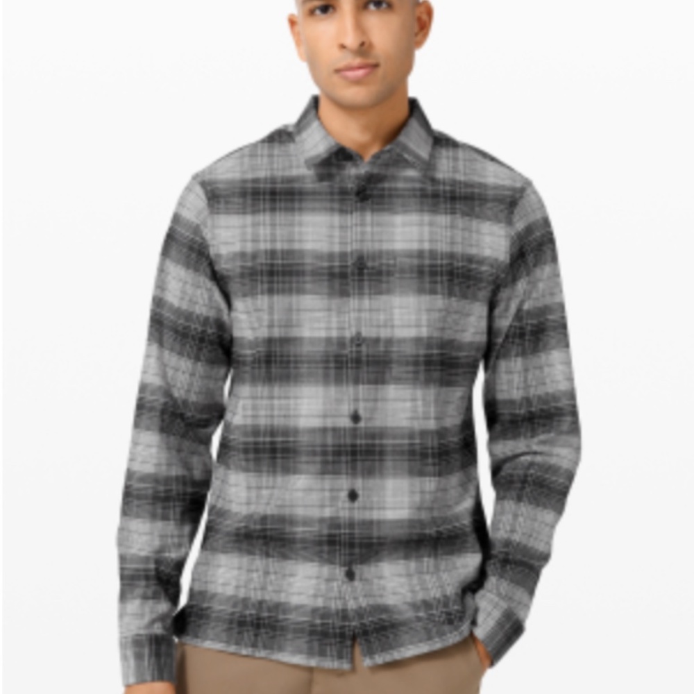 Masons Peak Flannel Button Down Sz L EUC